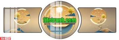 File gốc in tráng gương File gốc in tranh nền tường tổng hợp K72245 chi tiết