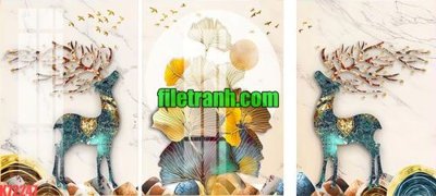 File gốc in ấn File gốc in tranh nền tường tổng hợp K72247 chất lượng vượt trội