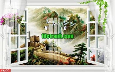 File tranh gốc File gốc in tranh nền tường tổng hợp K72550 (sắc nét từng chi tiết)