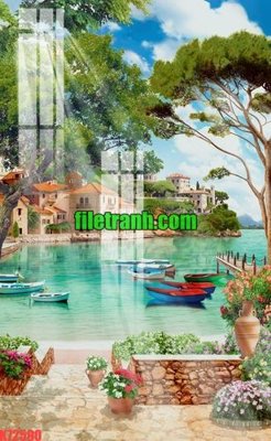 File in mica File gốc in tranh nền tường tổng hợp K72590 (bản gốc) sắc sảo