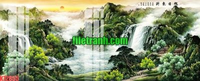 File ảnh File gốc in tranh nền tường tổng hợp K72855 (gốc) trang trí khách sạn