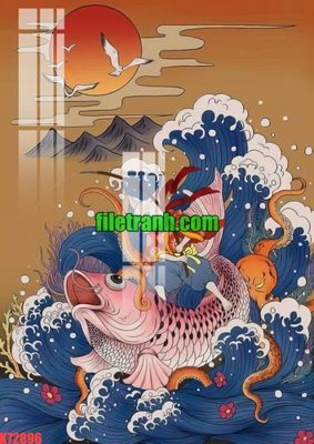 File gốc File gốc in tranh nền tường tổng hợp K72896 (in mica) trang trí