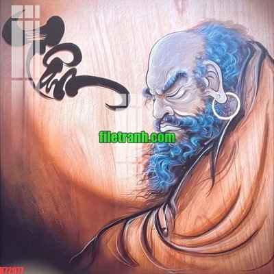File tranh File gốc in tranh nền tường tổng hợp K72977 (bản gốc) in lụa dán tường