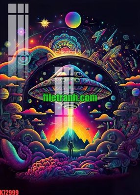 File gốc File gốc in tranh nền tường tổng hợp K72999 (vector) cho in ấn