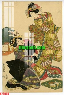 File tranh gốc in trần nhà File gốc in tranh nền tường tổng hợp K73004 3D