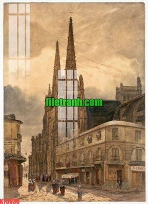 File gốc File gốc in tranh nền tường tổng hợp K73030 (in lụa) hoa văn cổ điển