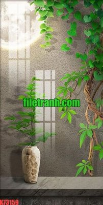 File in trần File gốc in tranh nền tường tổng hợp K73159 (file gốc) hoa văn 3D
