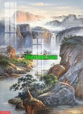 File gốc File gốc in tranh nền tường tổng hợp K73230 (AI/EPS) cho in ấn