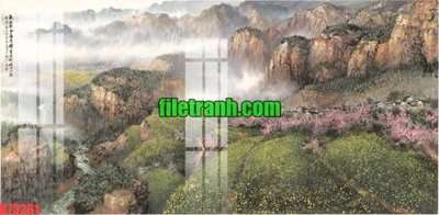 File gốc File gốc in tranh nền tường tổng hợp K73261 (in mica) cắt laser