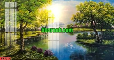 File tranh File gốc in tranh nền tường tổng hợp K73262 (gốc) in backlit film