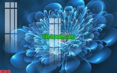 File gốc File gốc in tranh nền tường tổng hợp K73615 (in lụa) tranh mã đáo