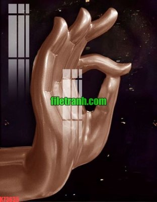 File in mica File gốc in tranh nền tường tổng hợp K73635 (bản gốc) làm vách ngăn