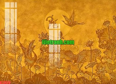 Hình ảnh file gốc in trần nhà File gốc in tranh nền tường tổng hợp K73670