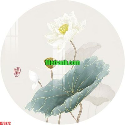 Tải file File gốc in tranh nền tường tổng hợp K73772 (gốc) chủ đề hoa sen