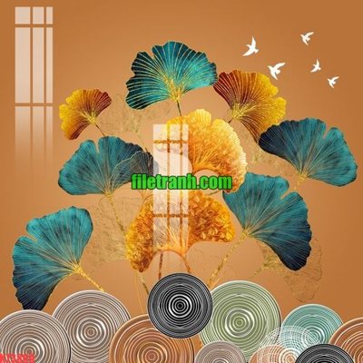 File tranh trang trí File gốc in tranh nền tường tổng hợp K73869 (tải file gốc)