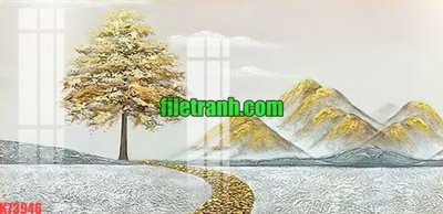 File gốc File gốc in tranh nền tường tổng hợp K73946 (in lụa) trang trí tường
