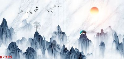 File tranh File gốc in tranh tổng hợp K7395 (bản gốc) in lụa 3D