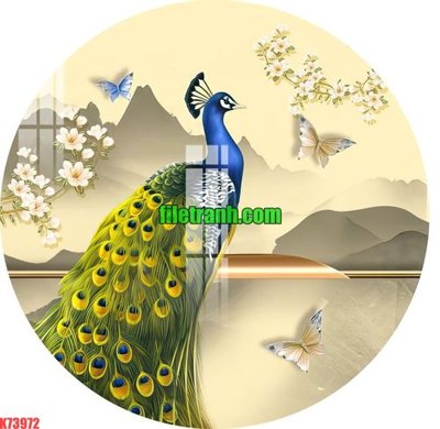 File gốc File gốc in tranh nền tường tổng hợp K73972 (in lụa) hoa văn cổ điển