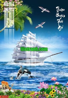 File in ấn File gốc in tranh nền tường tổng hợp K74037 (bản gốc) chất lượng cao