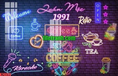 Hình ảnh file gốc File gốc in tranh nền tường tổng hợp K74055 cho in UV