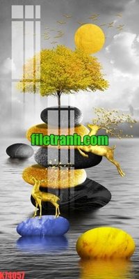 Tải file File gốc in tranh nền tường tổng hợp K74057 (ảnh gốc) in tráng gương