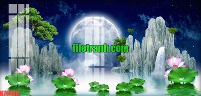 File in lụa File gốc in tranh nền tường tổng hợp K74066 (chất lượng cao) File gốc in tranh nền tường tổng hợp K74066