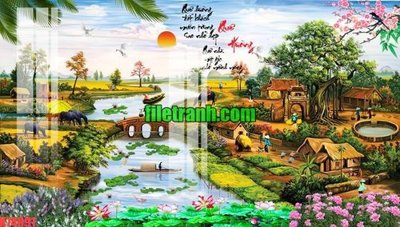 File ảnh File gốc in tranh nền tường tổng hợp K74091 (gốc) in biển hiệu