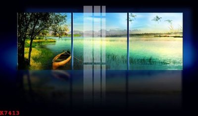 File PSD File gốc in tranh tổng hợp K7413 (nguyên gốc) chất lượng cao