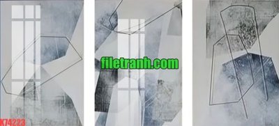 File gốc File gốc in tranh nền tường tổng hợp K74223 (in lụa) tranh thuận buồm