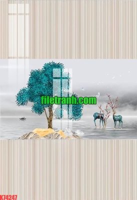 File gốc in ấn File gốc in tranh nền tường tổng hợp K74247 độ phân giải cao