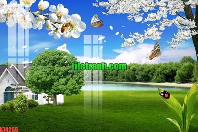 Tải file PSD File gốc in tranh nền tường tổng hợp K74255 (nguyên layer) để in