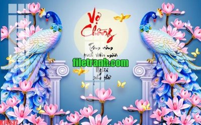 File PSD File gốc in tranh nền tường tổng hợp K74537 (bản gốc) độ phân giải cao