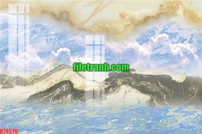 File tranh File gốc in tranh nền tường tổng hợp K74579 (bản gốc) in lụa dán tường