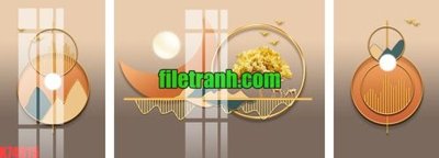 Hình ảnh file gốc File gốc in tranh nền tường tổng hợp K74615 cho in UV