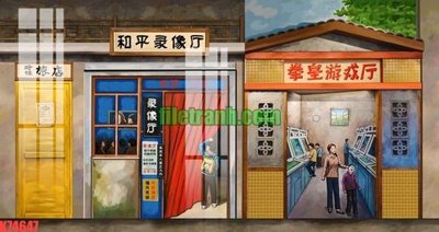 Mua file tranh gốc File gốc in tranh nền tường tổng hợp K74647 tại Filetranh.com