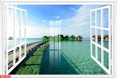 Download file gốc File gốc in tranh nền tường tổng hợp K74648 (in lụa) tranh 3D