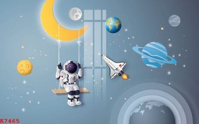 File in trần File gốc in tranh tổng hợp K7465 (bản gốc) đại dương