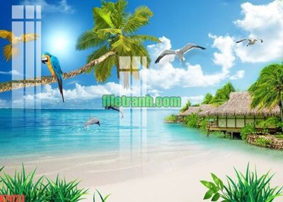 File gốc File gốc in tranh nền tường tổng hợp K74723 (in tráng gương) sang trọng