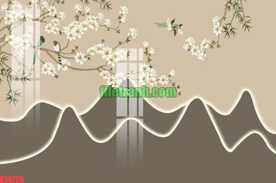 Download file tranh File gốc in tranh nền tường tổng hợp K74726 (file gốc PSD)