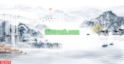 File gốc File gốc in tranh nền tường tổng hợp K74733 (phiên bản chuẩn) để in ấn