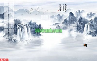 File tranh gốc File gốc in tranh nền tường tổng hợp K74768 (bản quyền) độc đáo