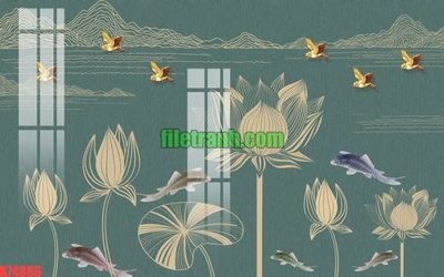 Ảnh gốc File gốc in tranh nền tường tổng hợp K74886 (độ nét cao) in mica