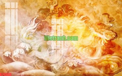 Ảnh gốc File gốc in tranh nền tường tổng hợp K74890 (siêu chi tiết) để in ấn