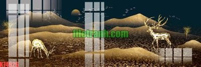 File tranh PSD File gốc in tranh nền tường tổng hợp K74926 chất lượng cao