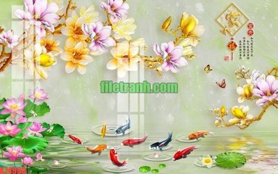 File in lụa File gốc in tranh nền tường tổng hợp K74990 (phong cảnh) File gốc in tranh nền tường tổng hợp K74990