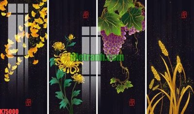 Hình ảnh file gốc File gốc in tranh nền tường tổng hợp K75000 cho in UV