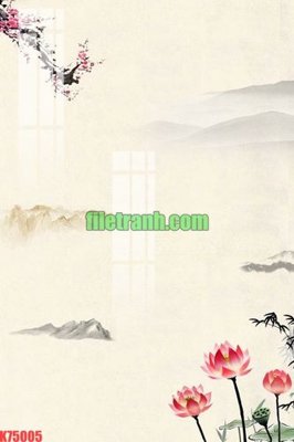 File gốc File gốc in tranh nền tường tổng hợp K75005 (trang trí) phòng ngủ