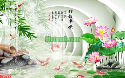 Tải file tranh gốc File gốc in tranh nền tường tổng hợp K75222 chất lượng cao