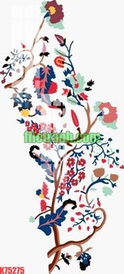 File in trần File gốc in tranh nền tường tổng hợp K75275 (file gốc) xuyên sáng