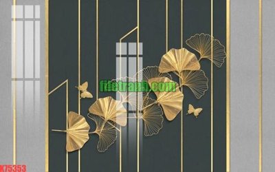 File gốc File gốc in tranh nền tường tổng hợp K75353 (in lụa) chi tiết cao